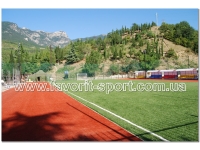 Спортивный комплекс с футбольным полем г.Гурзуф искусственная трава Xtender