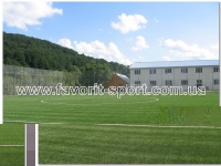 Футбольное поле с искусственной травой п.Поляна (Закарпатье) искусственная трава Lesmo tricolor