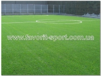 Футбольное поле для мини-футбола Машзавод г.Черновцы искусственная трава Lesmo tricolor
