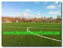Стандартное футбольное поле с искусственной травой тренировочная база ФК Шахтер Кирша г.Донецк